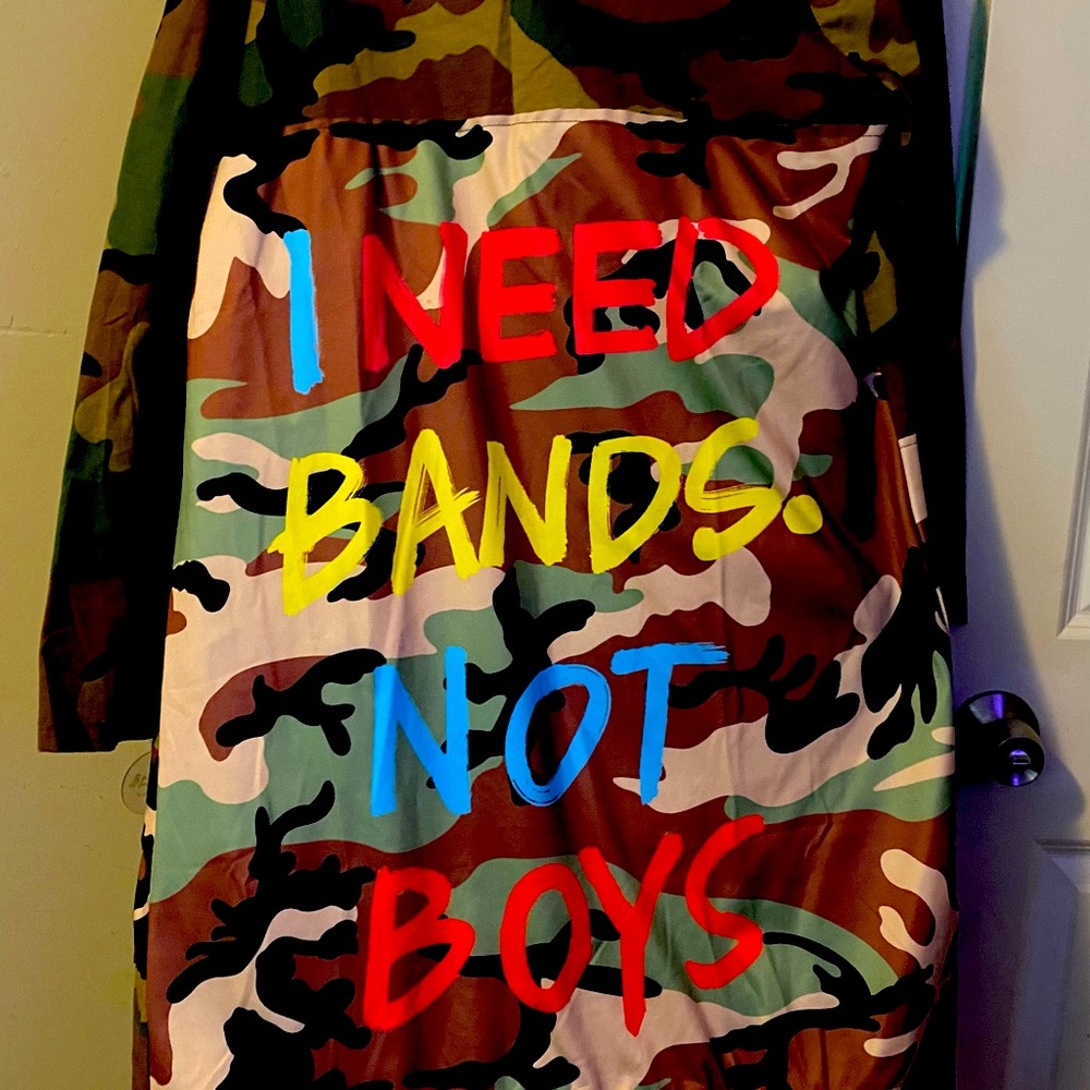 Custom full length Camouflage full lengthcoat